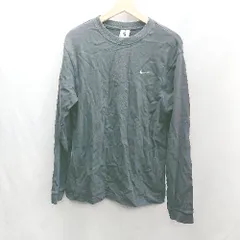 ◇ ⊇ NIKE ナイキ 長袖 Tシャツ サイズS チャコールグレー メンズ E  【1501160049469】