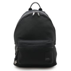 Christian Dior クリスチャン ディオール DIOR HOMME ディオールオム バックパック リュックサック ナイロン レザー ブラック 黒 シルバー金具