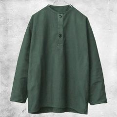 希少 完売品《ボンクラ》スリーピングシャツ(40)オリーブ ポプリン 