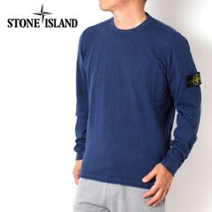 25SSモデル ストーンアイランド STONE ISLAND バッジワッペン付き ハイゲージ コットンセーター【V1022 BRIGHT BLUE】 K1S155100052 S00B0 V1022/【2025SS】m-tops