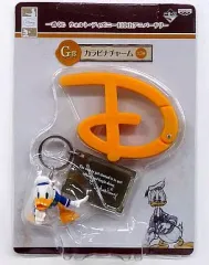 【中古】キーホルダー・マスコット(キャラクター) ドナルドダック カラビナチャーム 「一番くじ ウォルト・ディズニー 110th アニバーサリー」 G賞