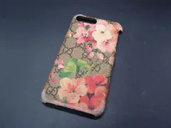 GUCCI グッチ 527476 572353 GG柄 フラワー iPhone8 Plus ケース アイフォンケース スマホケース ブラウン系×マルチカラー DF1006
