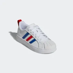【当日出荷】 スニーカー アディダス adidas GY8307 ストリートチェック キッズ STREETCHECK K プレゼント こどもの日 ホワイトxブルーxレッド  23.0cm
