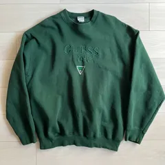 GUESS ゲス スウェット トレーナー 常田大希 XL USA製 グリーン