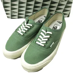 VANS x Pilgrim Surf+Supply バンズ ピルグリム サーフ+サプライ 別注 AUTHENTIC LX オーセンティック US6.5(24.5cm) GREEN/MARSHMALLOW キャンバス Vault OG スニーカー シューズ