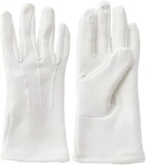 SANDAI サンダイ 防寒対策に フリース スマートフォン対応 裏起毛 滑り止め付 礼装 用 フォーマル メンズ 手袋 グローブ(ホワイト,  L)