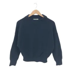 SLOANE スローン セーター スタンドカラー ニット サイズ:2  ネイビー ウール100％ レディース 　240001143695