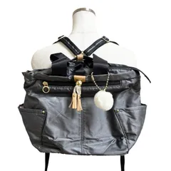 Kanana project Collection カナナプロジェクトコレクション レディース リュック タッセルシリーズ 2way リュックサック B5対応 グレー 軽量 機能性 人気 ブランド 美品 エレガント カジュアル