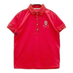 MARK&LONA レディース 朱色 ポロシャツ レッド スカル - メルカリ