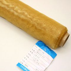 格安!アウトレット品 スパークオーガンジー 1反 20M ゴールド W600　mt025