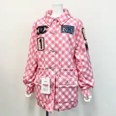 CHANEL シャネル チェック柄 ワッペン ピンク 36 CHANEL シャネル チェック柄 ワッペン ピンク 36