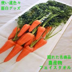 農産物タオル　(人参)