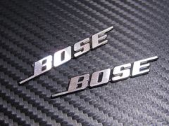 ● BOSE ボーズ アルミ製フレキション仕様 スモールエンブレム 2枚SET！