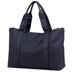 [BomberRabbit] トート バッグ 6色 大容量 ナイロン 2WAY 肩掛け 手提げ ユニセックス レディース 軽量 縦型 オシャレ ブランド 大容量 黒 本革 軽い ビジネス キャンバス 横 縦 仕切り メンズ 布 防水 キャラクター  [ブルー]