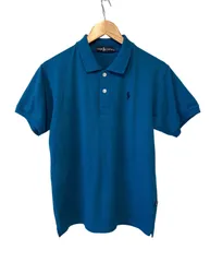RE257 Polo Lauren ポロラルフローレン　ポロシャツ　半袖　メンズ　ブルー　青　Mサイズ