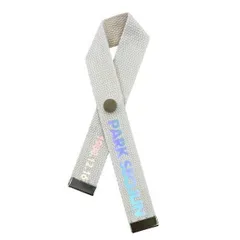 パクソジュン 布製 ホログラム リボンタグ ネームタグ ラゲッジタグ アイボリー バッグチャーム 韓流 グッズ dm020-8