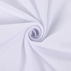 moonfarm 넬 원단 흰색 면 100% 편면 기모 폭 약 150cm 플란넬(2m)