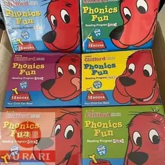 Amazon.co.jp: 英語 絵本 Clifford Phonics Fun 12冊 ボックス