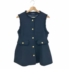 グリーンレーベル　バスケット ペプラム ジレ　ネイビー 2025年最新】バスケットペプラムジレの人気アイテム - メルカリ