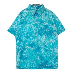 サイズ：M CALLAWAY キャロウェイ  半袖ポロシャツ 総柄 ブルー系 [240101422848] ゴルフウェア メンズ ストスト