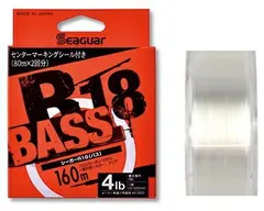 クレハ シーガー R18 BASS 160m 80m×2回分 16lb クリア / フロロカーボンライン  釣具のサムネイル