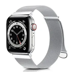 【在庫セール】コンパチブル コンパチブル コンパチブル ベルト Apple Apple メッシュ 通気 Watch Watch 強力な磁 長さ調節 Series 男女兼用 ステンレス留め金製 バンド バンド Ultra/Ultra2/9/8/7/6/SE/5/