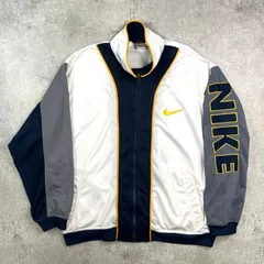 90年代 NIKE ナイキ スウォッシュロゴ刺繍 トラックジャケット メンズ2XL 