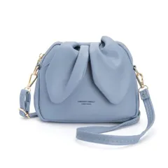 特別価格　取り外し スマホポーチ 長さ調節可能 本革 ウサギ耳ポーチ 柔らかい 軽量 レディース 無地 撥水 斜めかけバッグ シンプル 肩掛け ショルダーバッグ 学生 通勤 [JoveJek] 旅行