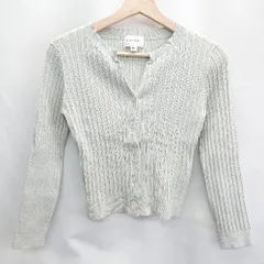 ◇ ⊇ JILL STUART ジル スチュアート ニット 長袖 カーディガン サイズFR グリーン系 レディース E  【1502060034173】