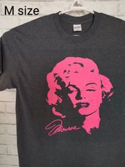 M／US古着／Ｔシャツ／マリリン・モンロー／アメカジ／GILDAN