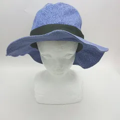 ◇ Θ THRIFT スチフト デニム生地 ハット ブルー サイズM レディース メンズ E 【1411280049440】