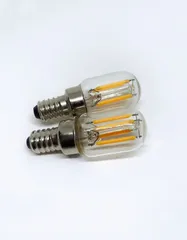 デコトラ屋 正規品 高品質 シャンデリア用 口金 E12 LED 電球 フィラメントタイプ 2000K 電球色 レトロ デコトラ サロンバス 2個SET