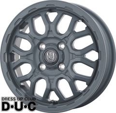 【法人限定】新色 軽トラ軽バン12インチ ホイール4本セット MUD BAHN XR-800M ME チッピンググレー CGY◇12-4.0 4-100+42 12-4.00B 送料無料