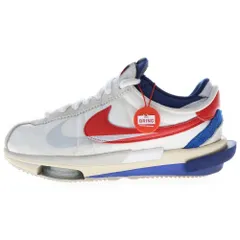 NIKE (ナイキ) ×sacai Zoom Cortez White and University Red DQ0581-100 サカイ ズーム コルテッツ ホワイト アンド ユニバーシティレッド ローカットスニーカー