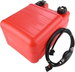 CustomDivine 互換品ヤマハ 互換 船外機 燃料タンク 24L 残量計 専用ホース付き ガソリン フューエル YAMAHA 24リットル プラスチック製 汎用 社外品