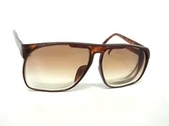 ■美品■ ChristianDior クリスチャンディオール 2152A 度入り サングラス メガネ 眼鏡 レディース メンズ ブラウン系 DJ2554