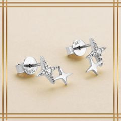 極美品】Salvatore Ferragamo スタークリスタル装飾ピアス | Mercari