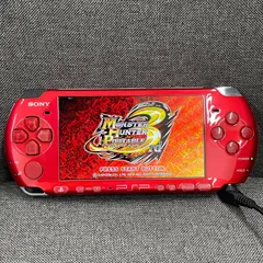 【NPA】ジャンク SONY ソニー PSP-3000 レッド 赤