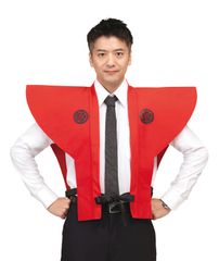 裃 赤 男女兼用 かみしも お正月 節分 冠婚葬祭 コスプレ アニメ 学園祭 文化祭 書道 弓道 仮装 衣装 ハロウィン 仮装 パーティ パーティーグッズ 余興 コスチューム