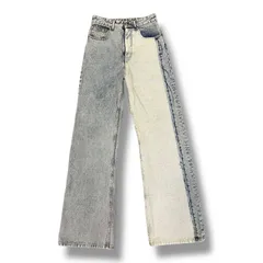 国内正規 MM6 Maison Margiela 24AW Switching Semi-Flare Denim Pants 切替セミフレアデニムパンツ ジーンズ 再構築デニムパンツ エムエムシックス メゾンマルジェラ S52LA0234 インディゴ 27のサムネイル