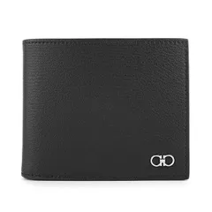 新品 フェラガモ FERRAGAMO 2つ折り財布 ウォレット ウィズ コインポケット ネロのサムネイル