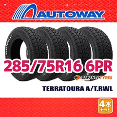 【AUTOWAY】 新品 285/75R16 サマータイヤ DAVANTI TERRATOURA A/T.RWL 16インチ 4本セット 夏タイヤ オートウェイのサムネイル