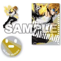 【中古】アクリルスタンド・アクリルパネル 上鳴電気 背景ポストカード付アクリルスタンド 「僕のヒーローアカデミア」