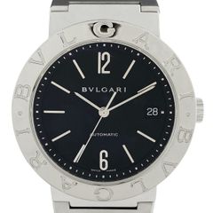 ブルガリ BVLGARI ブルガリ ブルガリ BB38SS 腕時計 SS 自動巻き ブラック メンズ 【中古】