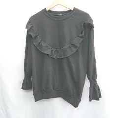 ◇ ⊇ AMI 長袖 トレーナー サイズ表記なし ブラック レディース E  【1412090000461】