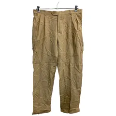 HART SCHAFFNER MARX スラックス W36 タックパンツ ビッグサイズ ベージュ ウール 古着卸 アメリカ仕入 2405-1466