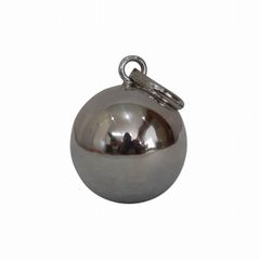 ガムランボール 1.6cm プレーン シルバーアクセサリー アジアン雑貨 バリ雑貨 ネックレストップ ドリームボール 16mm【メール便】230136