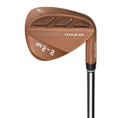 m2-2（ローズゴールド）_Loft 52° MAZEL (マゼル) ゴルフサンドウェッジ メンズ 右利き ロフト角:48度、50度、52度、54度、55度、56度、58度、59度、60度、70度 フレックス : S ワイドソールウェッジ (m2-2（ローズゴ