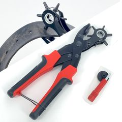 ワイケーショップ 穴あけパンチ ベルト ベルト穴 6サイズ ベルト 穴開け 回転式 ベルトポンチ ポンチ レザークラフト レザー 穴あけ ykshopo