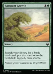 【中古】マジックザギャザリング 0240[C]：【M3C】Rampant Growth/不屈の自然